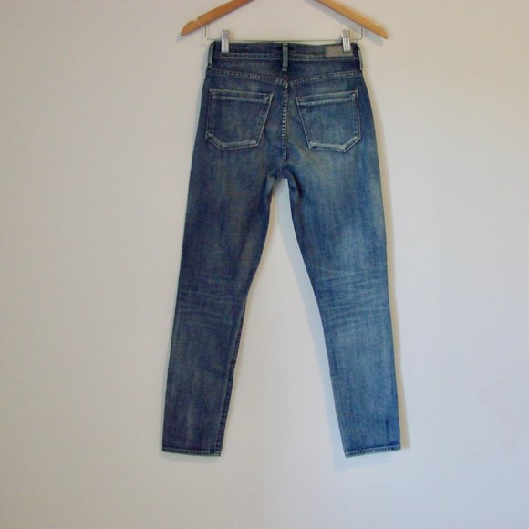 Aritzia Agolde Camile Jeans High Rise Straight Leg Ankle Jeans Size 24 - Picture 8 of 16